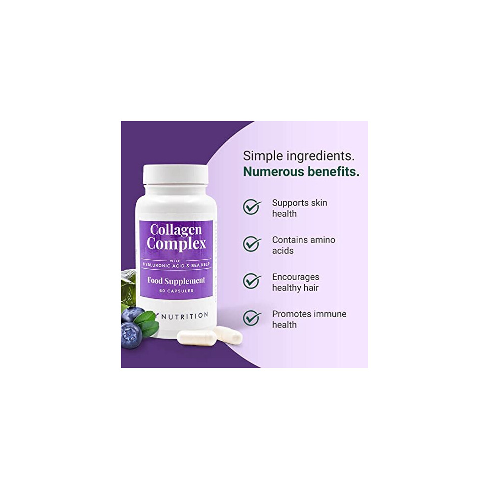 Hey Nutrition Collagen Coplex With Hyaluronic Acid, Sea Kelp, Vitain