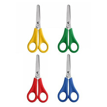 4 Pcs Kids Scissors Children Blunt tip Safety Scissors with cm Scale Steel Preschool Plastic Handle Handmade Scissors for Scrapbooking Art DIY Craft