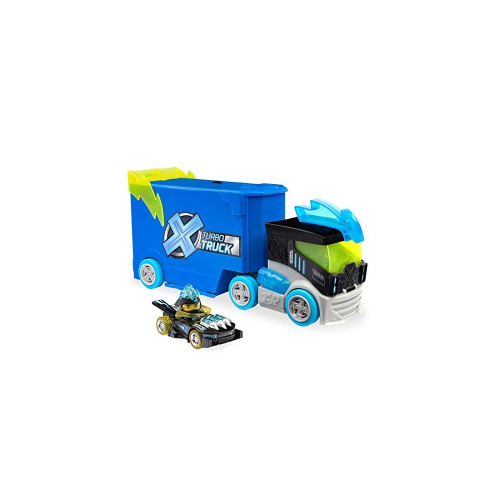 T-RACERS Turbo Truck â X-Racer truck with 1 exclusive X-Racer driver and 1 exclusive X-Racer