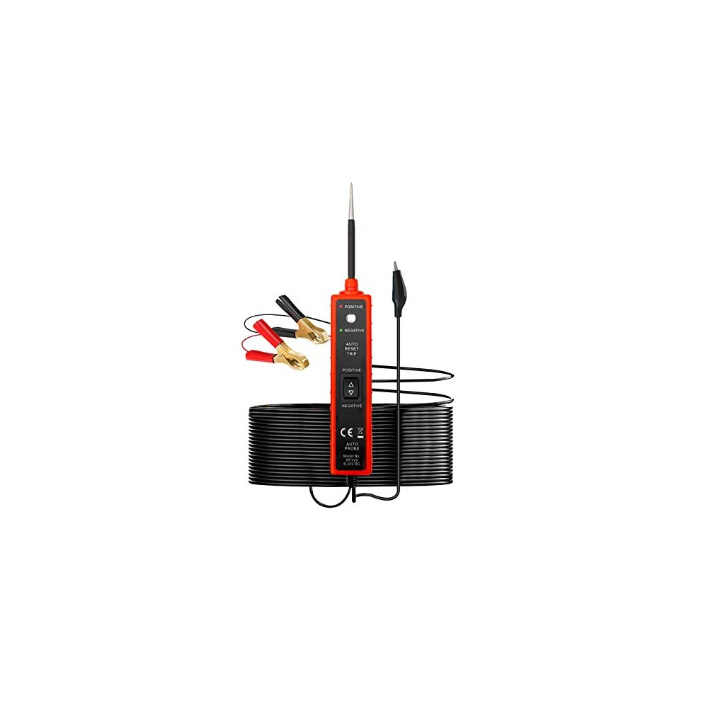 Kaisal Power Circuit Probe Kit, 6-24V Circuit Tester Car Electrical Tester Polarity Continuity Tester With Led Indicator, Voltage Tester Probe 728990658406