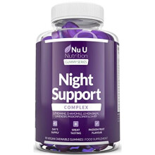 5HTP Gummies - 90 Sleep Gummies, 45 Day Supply - High Strength Chewable Night Complex with Griffonia simplicifolia, Chamomile, Lemon Balm, Lavender,