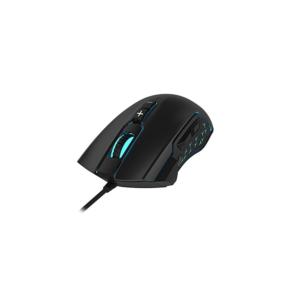 Amazon Brand - Eono Gaming Mouse Wired Gaming Mice with 7200 DPI, Chroma RGB Backlit, 8 Programmable Buttons Ergonomic Optical USB Computer Mice for