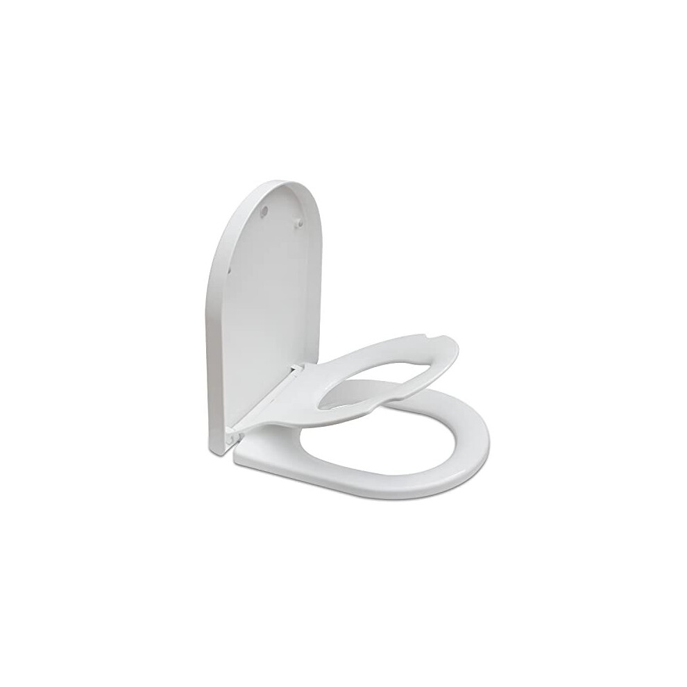 Family Toilet Seat With Child Seat Built-In Soft Close Toilet Seat Removeable Potty Training Toilet Seat For Toddler With Release Quick Clean & Sundee