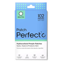Patch Perfect Invisible Pimple Patches (102 Count) - Hydrocolloid Spot Patches which Accelerate Healing, Absorbing Dots for Spot Treatment, Vegan Spot