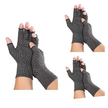 3 Pairs Arthritis Gloves, Pressure Gloves Breathable, Relieve Joint Pain, rheumatoid, arthritis, swelling and tendonitis pain relief, Provide Support
