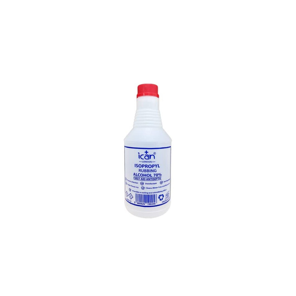 ican london isopropyl rubbing Alcohol 70% First aid Antiseptic 1000ml ( 1 litre )