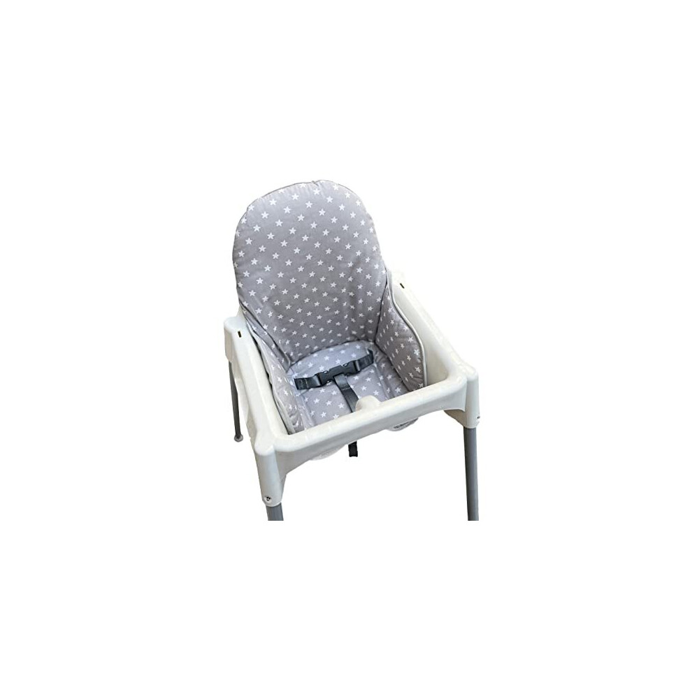 Cotton Seat Covers Compatible For Ikea Antilop Highchair ,Cotton Surface And Cotton Padded Foldable Baby Highchair Cover For Child Chair Zarpma
