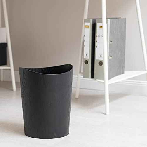 Kazai. Real Wood Waste Paper Bin Börje Wooden Paper Basket for Office