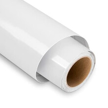 White Permanent Vinyl for Cricut - 12&quot x 5FT White Permanent Vinyl Roll, Outdoor Self Adhesive Vinyl Roll for Decor Sticker, Party Decoration, Car