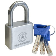 Magmaus PDL/40 [Never-Rust] Heavy Duty Padlock Outdoor Weatherproof - [High Security Protection] - Ideal Gate or Shed Lock (40 mm)