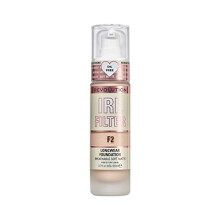 Revolution Beauty, IRL Filter Langhaltende Foundation, Atmungsaktive Formel, Mittlere bis Volle Deckkraft, Matte Oberfläche, F2, 20 ml