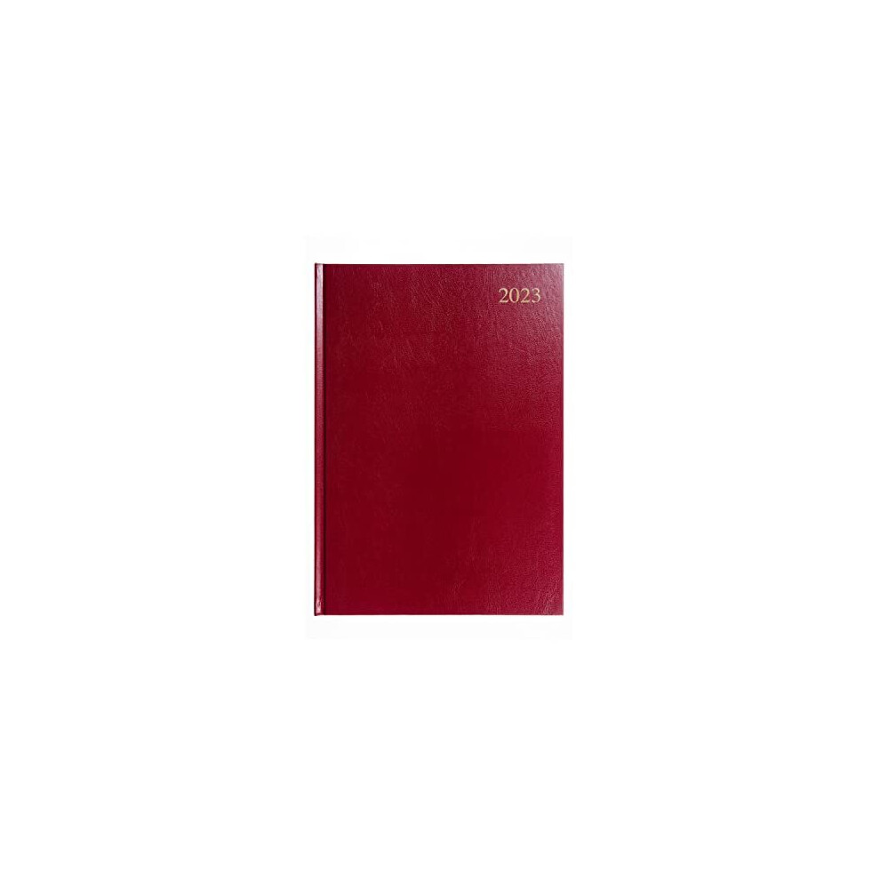 Collins Essential A4 Week to View 2023 Diary - Maroon