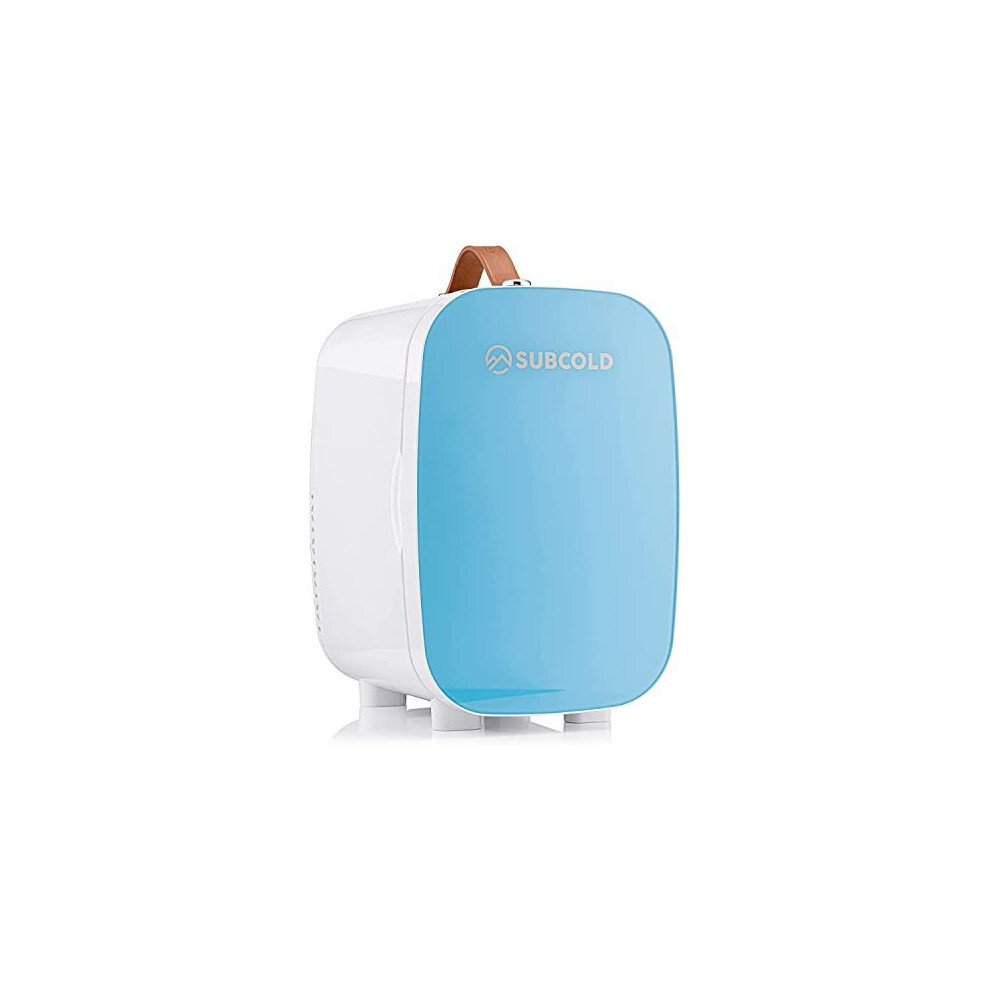 Subcold Pro6 Luxury Mini Fridge Cooler | 6 Litre / 8 Cans | AC and Exclusive USB Power Option | Portable Small Fridge for the Office, Bedroom, Car,