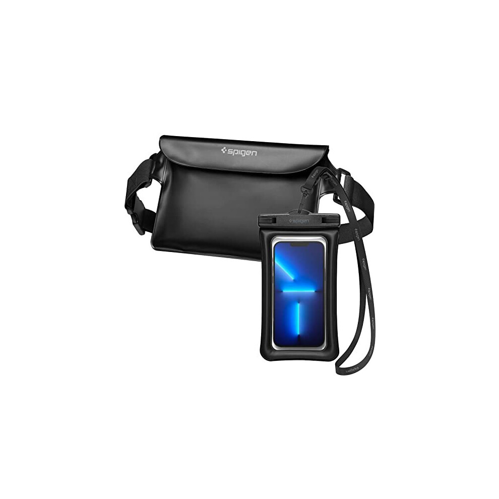 Spigen Aqua Shield IPX8 Waterproof Pouch Bag and Waterproof Phone Pouch Case for Beach Swimming, Boating, Kayaking, Surfing and Fishing