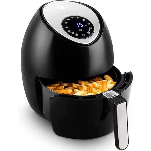Air Fryer, Uten Air Fryers Oven, 4.5L Oil Free Fryer with Detachable
