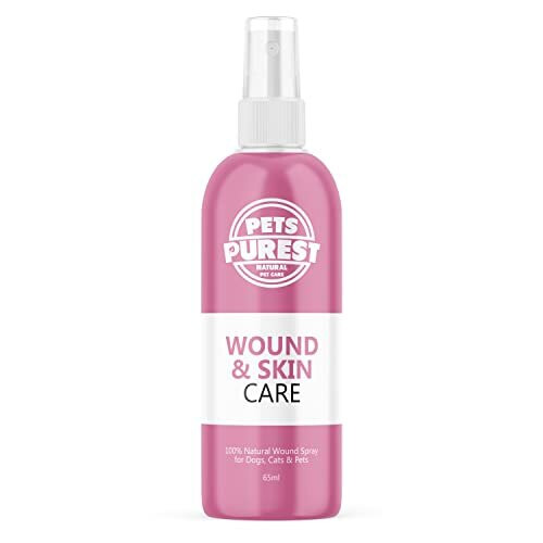 Pets Purest Wound & Antiseptic Spray for Dogs, Cats & Pets 100