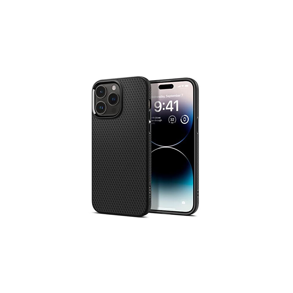 Spigen Liquid Air Case Compatible With Iphone 14 Pro - Matte Black 8809811864540