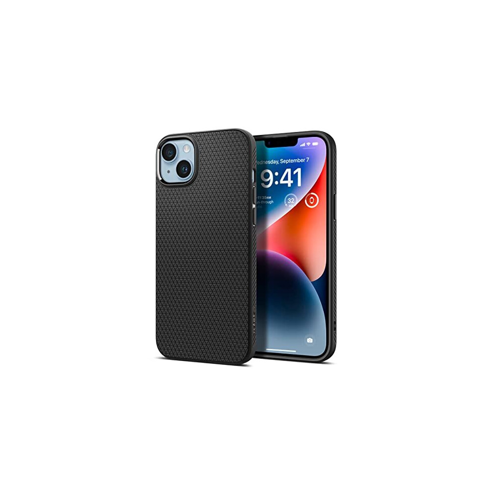 Spigen Liquid Air Case Compatible With Iphone 14 - Matte Black 8809811865158
