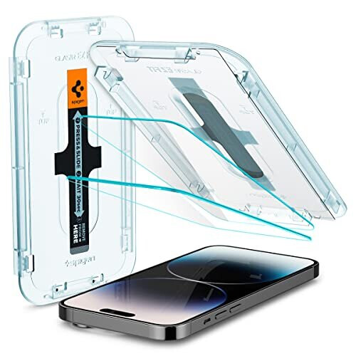 Spigen EZ Fit Tempered Glass Screen Protector for iPhone 14 Pro - 2 Pack