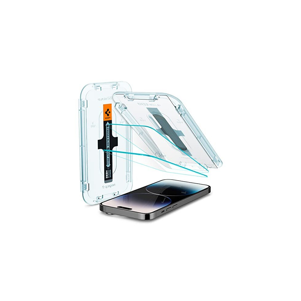 Spigen EZ Fit Tempered Glass Screen Protector for iPhone 14 Pro - 2 Pack