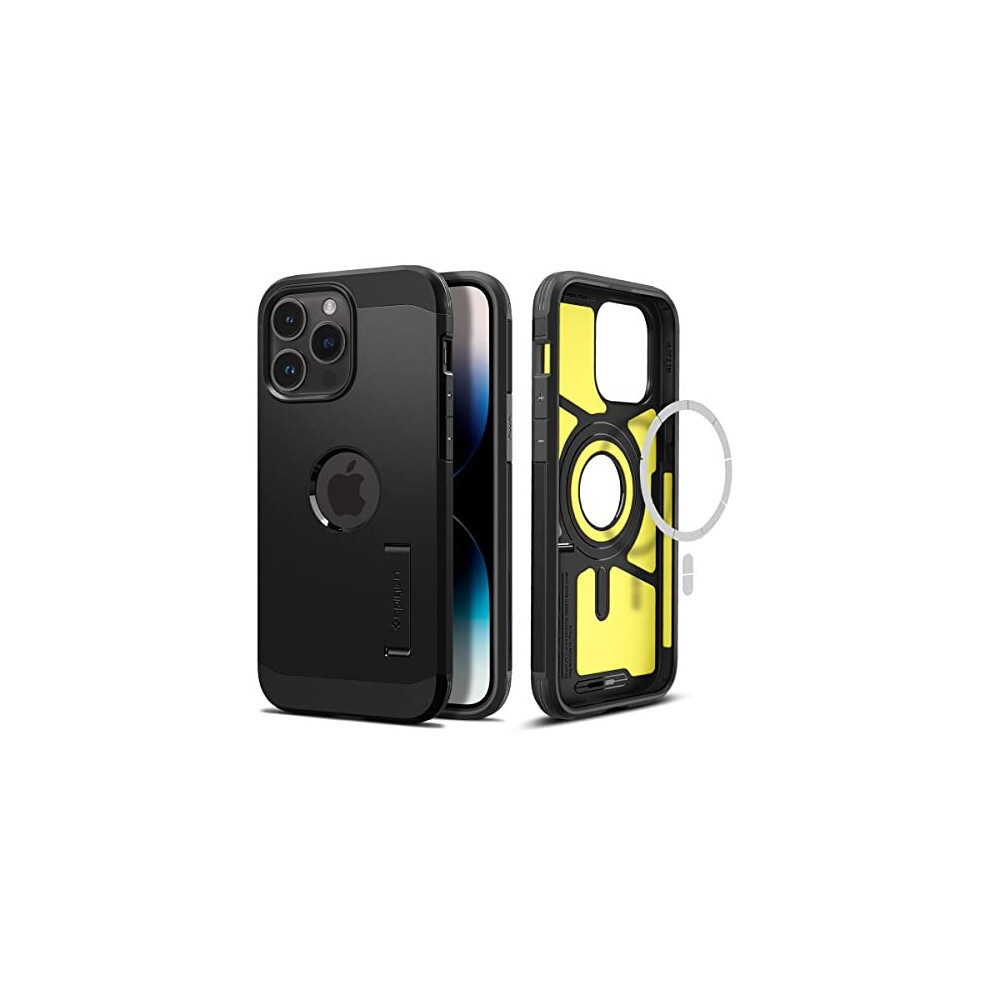 Spigen Tough Armor MagFit Case Compatible with iPhone 14 Pro - Black