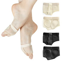 ZWZNBL 2-Pack Ballet Foot Thongs, Breathable Anti-Slip Forefoot Belly Foot Thongs, Protective Ballet Dance Shoes, Forefoot Toe Pad Support Socks for