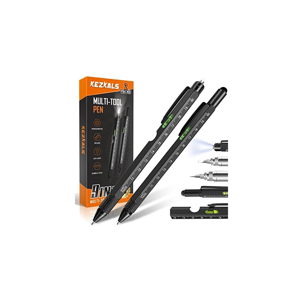 Kezkals Gifts For Men, 9 In 1 Multi Tool Pen Set Mens Gifts, Secret Santa Gifts For Men, Stocking Fillers For Men, Gifts For Dad, Cool Gadgets For Men 618952814226