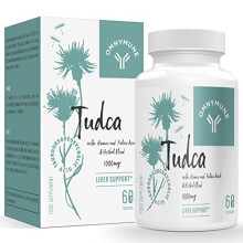 Tudca Liver Support Supplement,Tauroursodeoxycholic Acid Complex 1000mg Per Servings, Bile Salts for Detox Cleanse & Repair,Kidney,Gallbladder,60