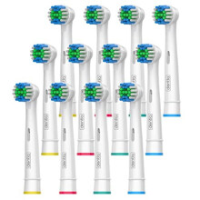 12x Electric Toothbrush Heads Pack of 12 Compatible with Oral B Braun Toothbrush Heads / Replacement Toothbrush Heads Compatible with Oral B Electric