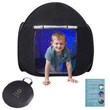 Sensory Tent | Calm Down Tent For Children To Play And Relax | Sensory Corner | Helps With Autism, SPD, Anxiety & Improve Focus | Black Out Sensory
