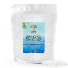 Eco-Lux 100% Pure Natural Epsom Salts Premium Magnesium Sulphate Bath Soak Reviving, Rejuvenating, Relaxing, calming muscle soak therapy (5KG)