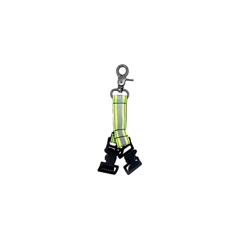 Spacmirrors Kostoo Heavy-Duty Firefighter Turnout Gear Glove Strap With Double Alligator Clip Bukle, Durable Gear Firefighting Glove Safety Tools, 765154162775