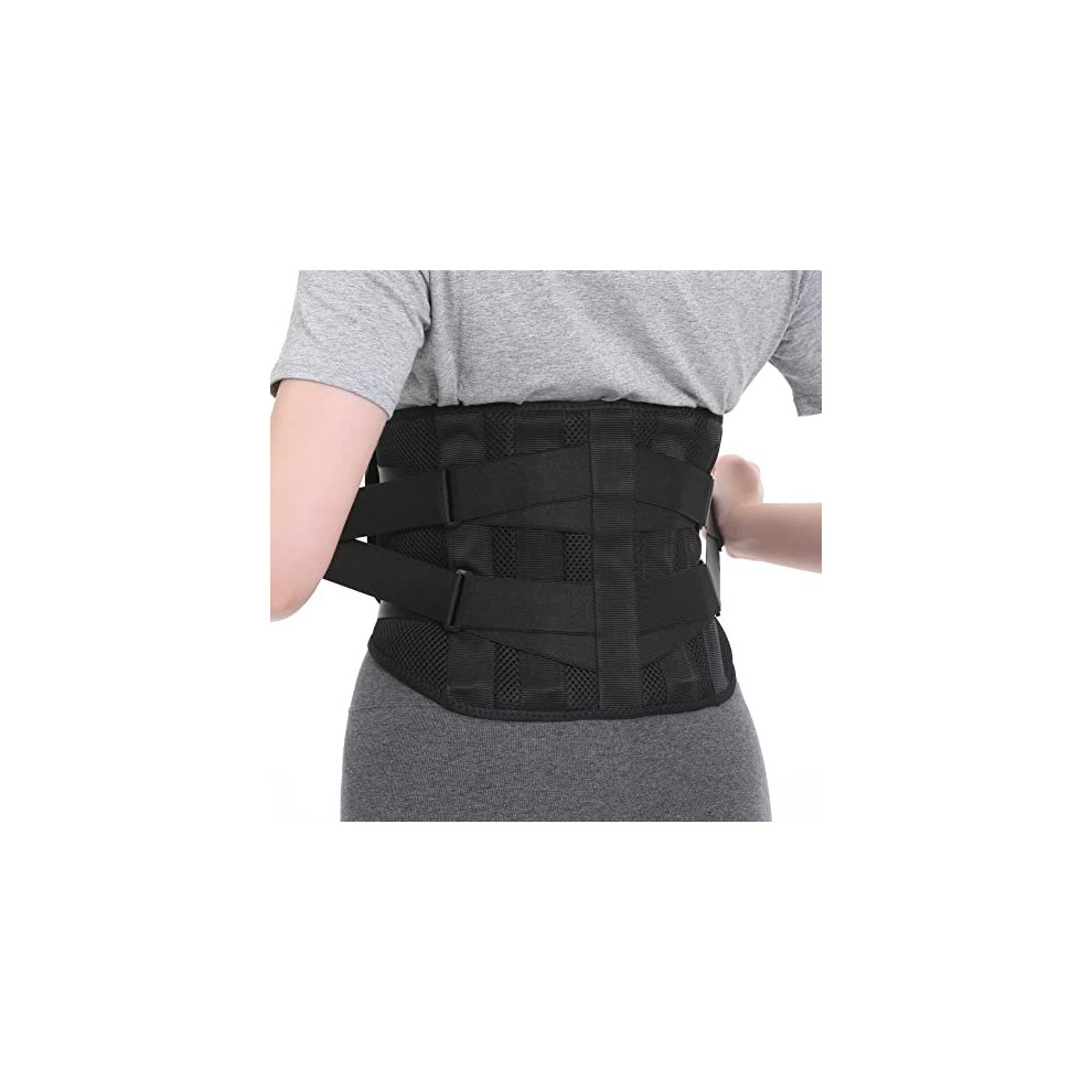 BraceUP Back Support with Lumbar Pad - Back Pain Relief for Men and Women, Lumbar Support Belt for Sciatica Pain, Heavy Lifting, Waist Support, Lower