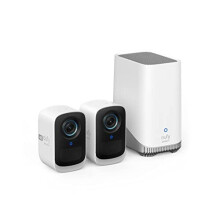 eufy security S300 eufyCam 3C 2-Cam Kit Security Camera Outdoor Wireless, 4K Camera, Expandable Local Storage Up To 16TB, Face Recognition AI,
