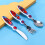 Spiderman Children's Kids 3pcs Cutlery Set - Knife/Fork/Spoon 6