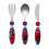 Spiderman Children's Kids 3pcs Cutlery Set - Knife/Fork/Spoon 1