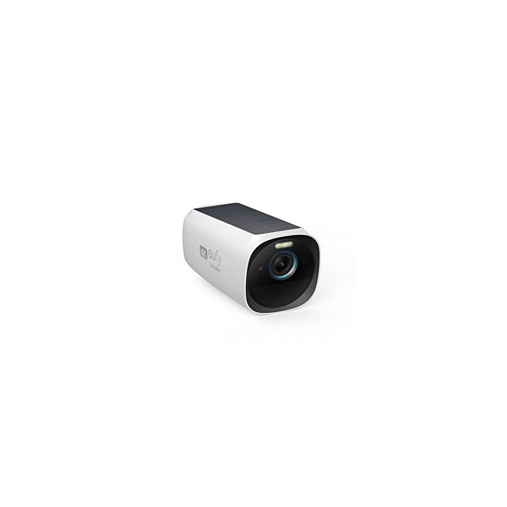 eufy security eufyCam 3 Add-on Camera, Security Camera Outdoor Wireless, 4K Camera with Integrated Solar Panel, Forever Power, Face Recognition AI,