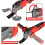SHALL Oscillating Tool, 500W Oscillating Multitool Kit with 5 Oscillation Angle, Quick Change & Kickback Protection, 6 Variable Speeds, Auxiliary 5