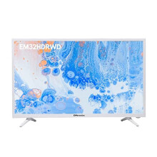 EMtronics EM32HDRWD 32 inch HD LED TV with Built-In DVD Player and Freeview HD, HDMI, SCART, COAXIAL, AUX, USB Port, PVR Recording - White