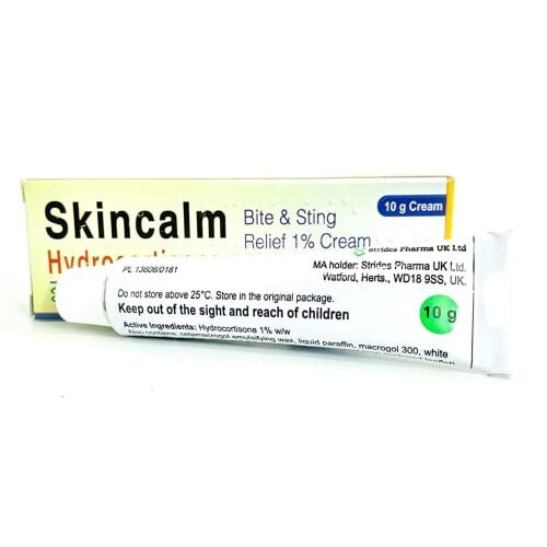 Skincalm Bite and Sting Relief 1% Cream, 10g
