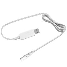 MULTIM USB Charger Cable Compatible with Braun Silk Epil, 12V Power Cord Beard Trimmer Charger Replacement Charging Lead for Braun épil 9, Silk-épil