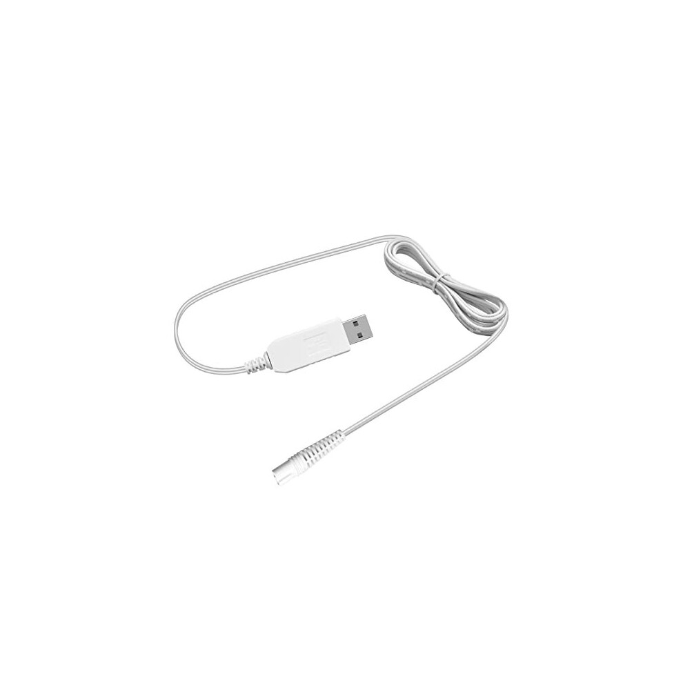 MULTIM USB Charger Cable Compatible with Braun Silk Epil, 12V Power Cord Beard Trimmer Charger Replacement Charging Lead for Braun épil 9, Silk-épil