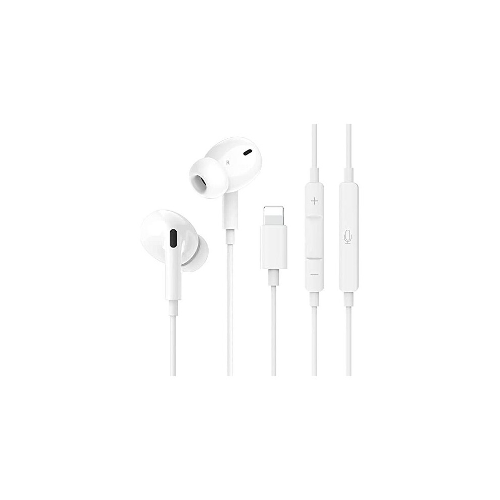 Headphones,earphones for iPhone 11,headphones for iPhone 12,In Ear Stereo Sound Earphones Wired Earbuds Built in Microphone and Volume Control