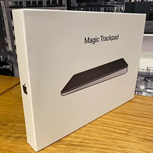 Magic Track Pad Black Multi-Touch Surface (By Apple) - Official Apple Magic Trackpad, UK Version + 1 Years Warranty