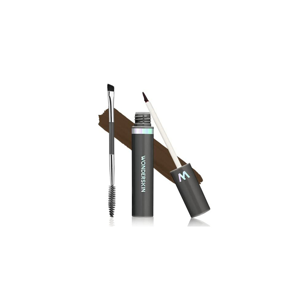 Wonderskin Dream Brow Eyebrow Gel-Serum. Long-lasting, Water Proof, Transfer Proof One-Step brow makeup with Wonder Blading technology (Dark Brunette)