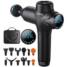 Cotsoco Massage Gun Deep Tissue Percussion Muscle Massage Gun for Athletes,Super Quiet Portable Electric Sport Massager with 12 Massage Heads