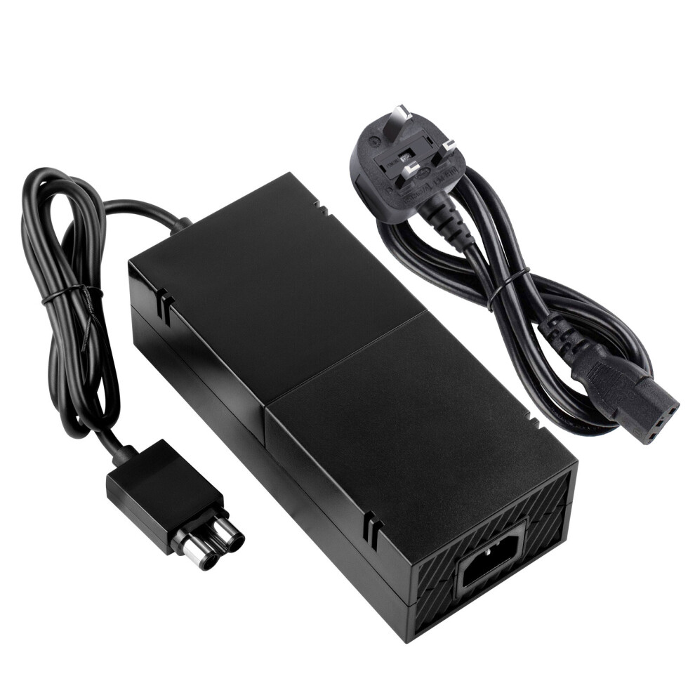 Xbox One Power Supply Brick, AC Adapter Cord Replacement Charger for Xbox One with Cable 100-240V  Black