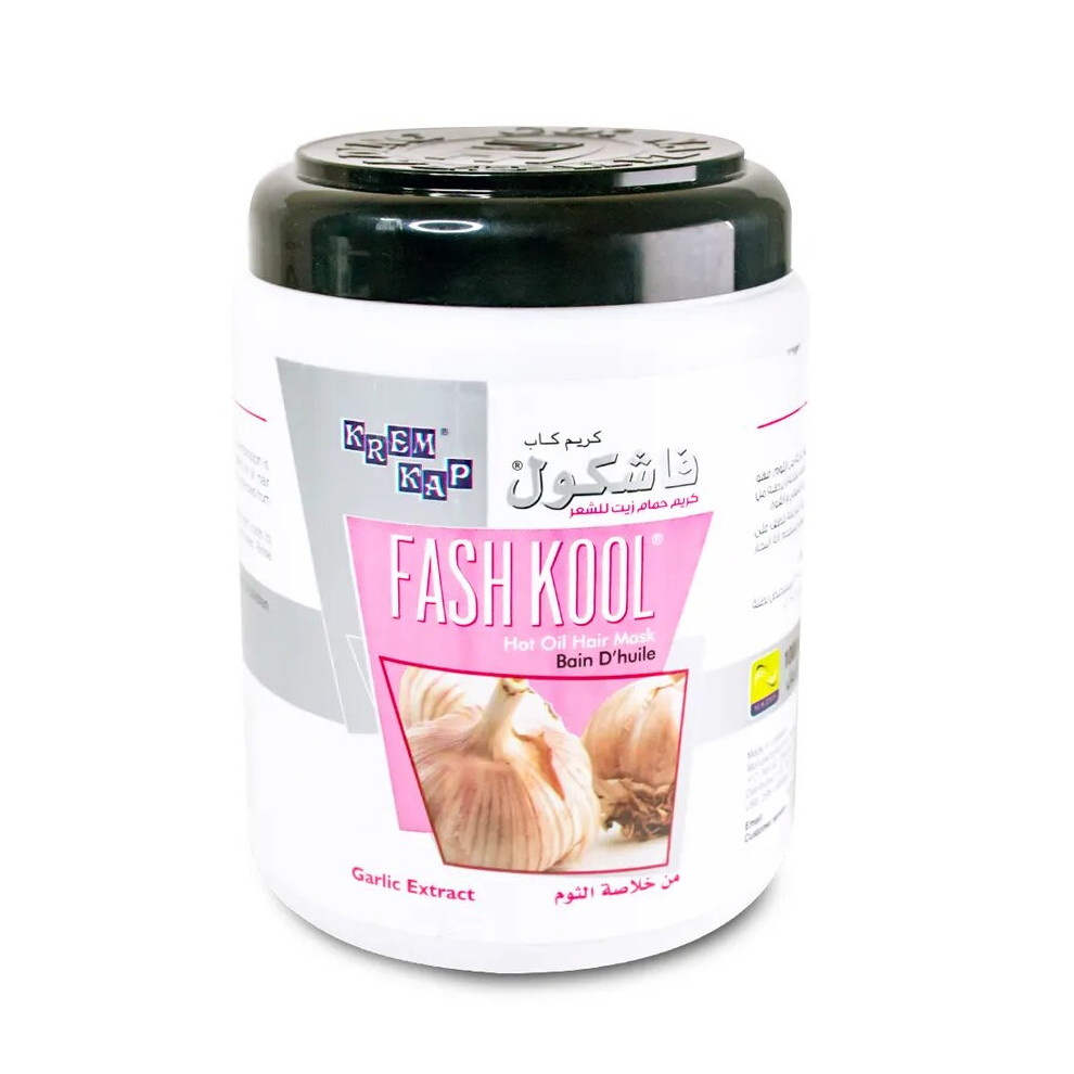 Fashkool Garlic Hot Oil Hair Treatment Mask - 1000 ml for Nourished, Stronger & Shinier Hair