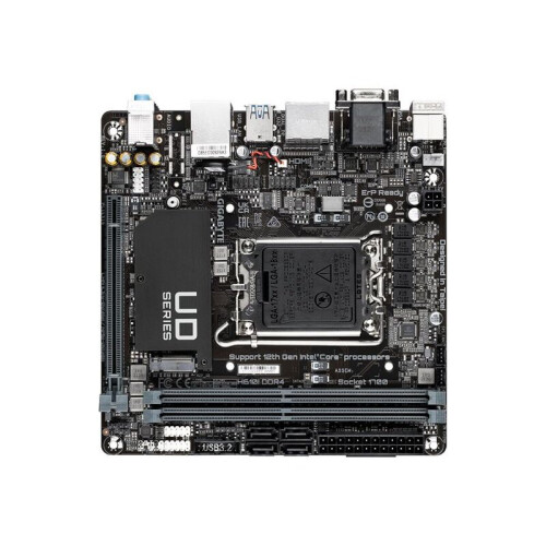 Gigabyte Gigabyte H610I DDR4 - 1.0 - carte mère - mini ITX - LGA1700 Socket - H610