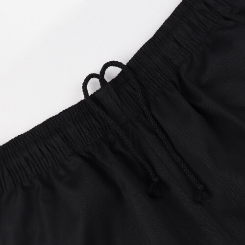 (31" - REGULAR, M) BLACK CHEF TROUSER Kitchen Cooking Chefs Trousers 2